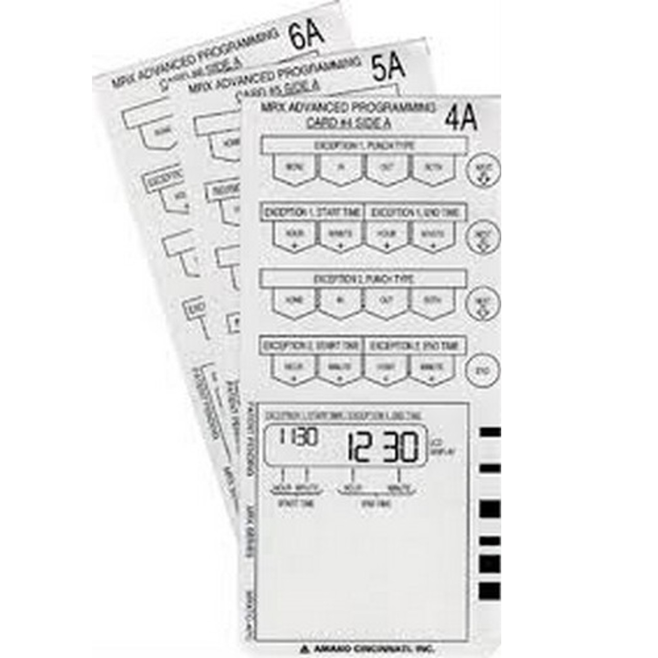 Amano ARX-101150 Advanced Programming Cards for MRX-35