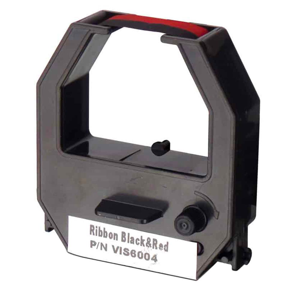 Lathem VIS6004 Black/Red Ribbon for 400E